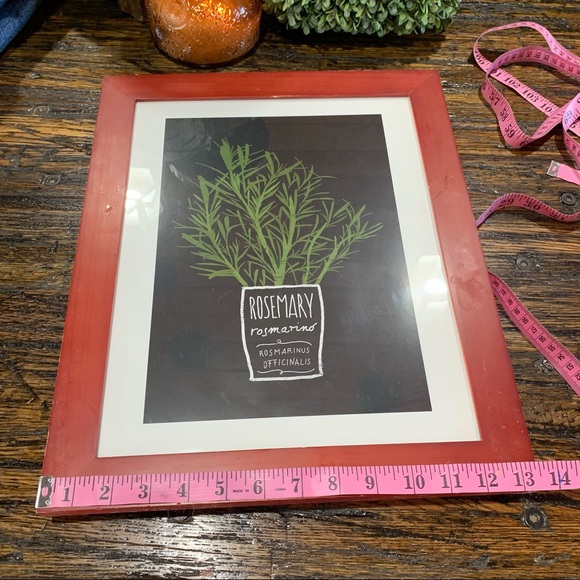Adorable Prints Rosemary Basil Kitchen Dining Room Art IKEA Framed - Picture 12 of 13